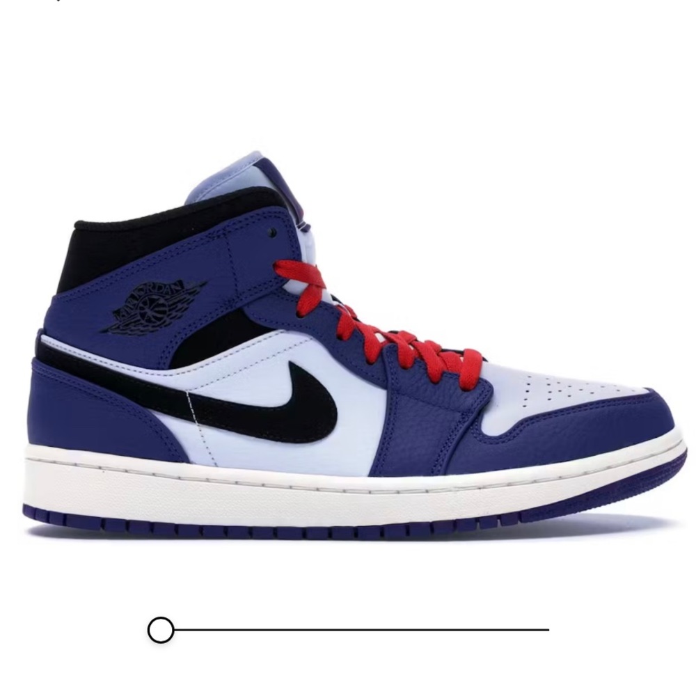 Nike Air Jordan 1 Mid Retro SE Deep Royal Blue Size 13 Sneakers 852542-400